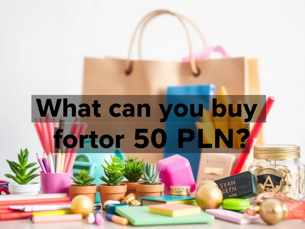 Co można kupić za 50 zł? Sprawdź nasze propozycje!